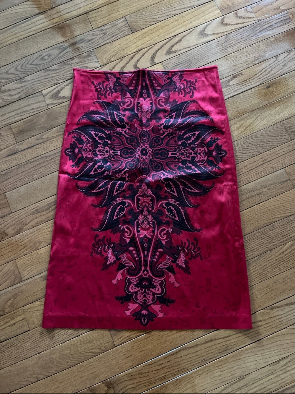 Designer Sheri Bodell Silk skirt